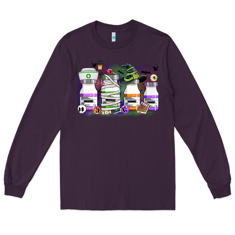 Nurse Medicine Bottles Long Sleeve Tee by CowGirlArtShop | Teevron