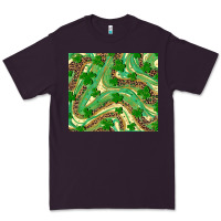 Plum shamrock leopard Premium Tee - RanaPortraitStore