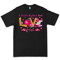 Black in october we wear pink teacher Premium Tee - LillyAllenDesigns