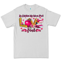 Dove Grey in october we wear pink teacher Premium Tee - LillyAllenDesigns