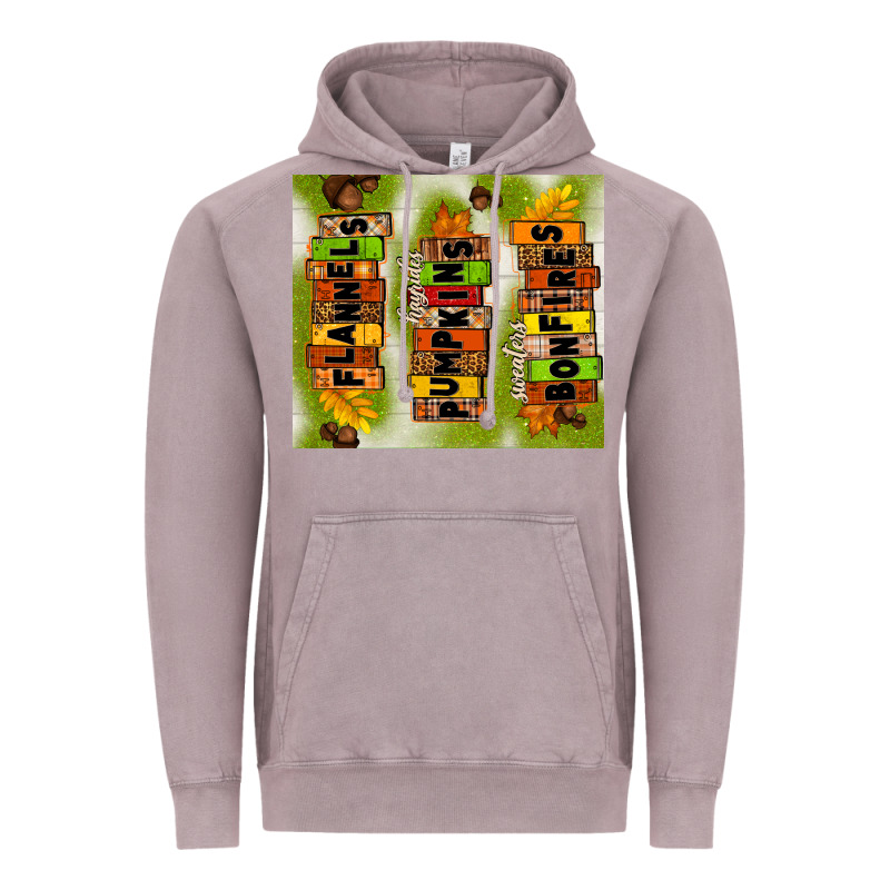 Flannels Hayrides Pumpkins Bonfires Fall Vintage Hoodie by TumblerDesignByShophia | Teevron