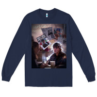 Navy unsaid emily julie and the phantoms poster gift (1) Long Sleeve Tee - lanVoArt