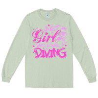 Matcha funny springboard diving quote diver gift for love girl Long Sleeve Tee - lanVoArt