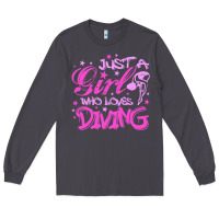 Smoke funny springboard diving quote diver gift for love girl Long Sleeve Tee - lanVoArt