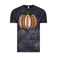 Cloud Black Baseball Pumpkin Vintage Tee - texasbilliewilder