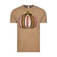 Vintage Coffee Baseball Pumpkin Vintage Tee - texasbilliewilder