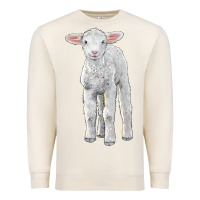 Sandshell merino wool baby sheep Premium Sweatshirt - LillyAllenDesigns