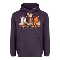 Plum happy easter day eggs Heavyweight Hoodie - RacoonDesign