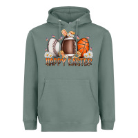 Sage happy easter day eggs Heavyweight Hoodie - RacoonDesign