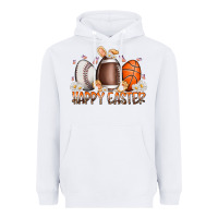 White happy easter day eggs Heavyweight Hoodie - RacoonDesign