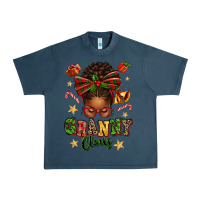 Midnight Navy granny claus afro messy bun Urban Heavy Tee - texasbilliewilder