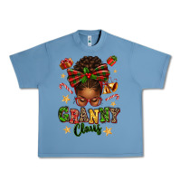 Pebble Blue granny claus afro messy bun Urban Heavy Tee - texasbilliewilder