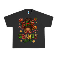 Pigment Black granny claus afro messy bun Urban Heavy Tee - texasbilliewilder