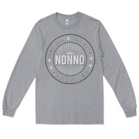 Heather Grey Graphic 365 Nonno The Legend Grandpa Men Funny Gift Long Sleeve Tee - lanVoArt