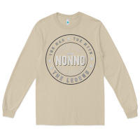 Mushroom Graphic 365 Nonno The Legend Grandpa Men Funny Gift Long Sleeve Tee - lanVoArt