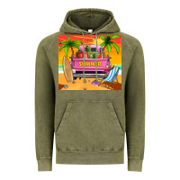 Vintage Olive summer truck Vintage Hoodie - TumblerDesignByShophia