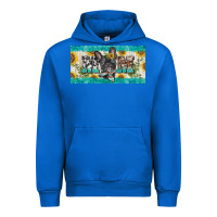 Cobalt french bulldog mom license plate template Urban Hoodie - BarkalooDesign