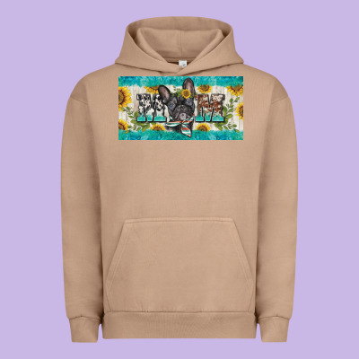 French Bulldog Mom License Plate Template Urban Hoodie Designed By Barkaloodesign