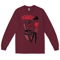 Burgundy the english beat Long Sleeve Tee - lanVoArt