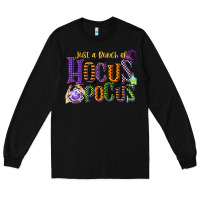 Black just a bunch of hocus pocus Long Sleeve Tee - CowGirlArtShop