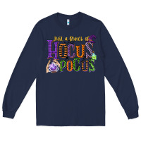 Navy just a bunch of hocus pocus Long Sleeve Tee - CowGirlArtShop