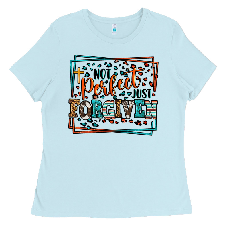 Not Perfect Just Forgiven Ladies Tee by LillyAllenDesigns | Teevron