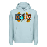 Blue Mist license letters western mama Premium Hoodie - RanaPortraitStore