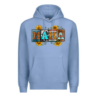 Colony Blue license letters western mama Premium Hoodie - RanaPortraitStore
