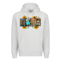 Dove Grey license letters western mama Premium Hoodie - RanaPortraitStore