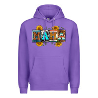 Purple license letters western mama Premium Hoodie - RanaPortraitStore