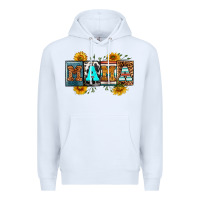 White license letters western mama Premium Hoodie - RanaPortraitStore