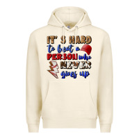 Tofu It's Hard To Beat A Person Who Never Gives Up Premium Hoodie - BundleAndBundleShop