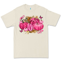Bone breast cancer awareness pink pumpkins Premium Tee - LillyAllenDesigns