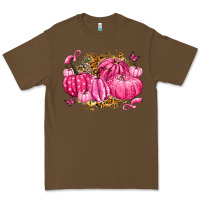 Cacao breast cancer awareness pink pumpkins Premium Tee - LillyAllenDesigns