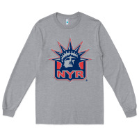 Heather Grey ranger ny Long Sleeve Tee - lanVoArt