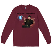 Burgundy ball lightning; osbournes want to believe Long Sleeve Tee - lanVoArt
