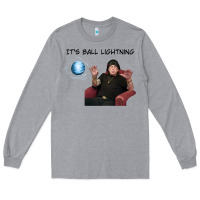 Heather Grey ball lightning; osbournes want to believe Long Sleeve Tee - lanVoArt