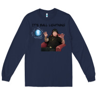 Navy ball lightning; osbournes want to believe Long Sleeve Tee - lanVoArt