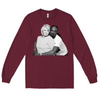 Burgundy snoop and martha Long Sleeve Tee - lanVoArt
