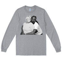 Heather Grey snoop and martha Long Sleeve Tee - lanVoArt