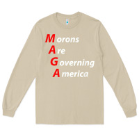 Mushroom morons are governing america anti trump political t shirt Long Sleeve Tee - lanVoArt