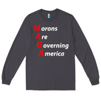 Smoke morons are governing america anti trump political t shirt Long Sleeve Tee - lanVoArt