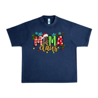 Navy mama claus Urban Heavy Tee - texasbilliewilder