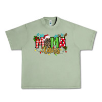 Oil Green mama claus Urban Heavy Tee - texasbilliewilder