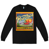 Black peaches records and tapes Long Sleeve Tee - lanVoArt