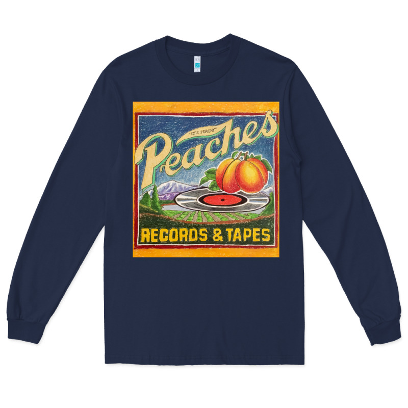 Peaches Records And Tapes Long Sleeve Tee by lanVoArt | Teevron