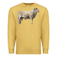 Antique Gold katahdin sheep Premium Sweatshirt - LillyAllenDesigns