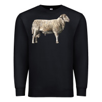 Black katahdin sheep Premium Sweatshirt - LillyAllenDesigns
