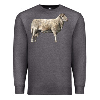 Charcoal Heather katahdin sheep Premium Sweatshirt - LillyAllenDesigns