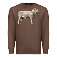 Chestnut katahdin sheep Premium Sweatshirt - LillyAllenDesigns
